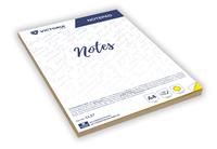 Notepad, A4, 50 lap, lined, VICTORIA OFFICE, yellow